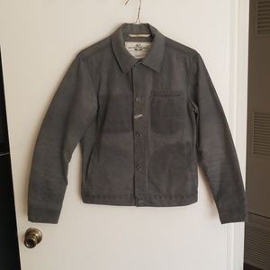 Rogue Territory Supply Jacket Gray Waxed Cotton SM